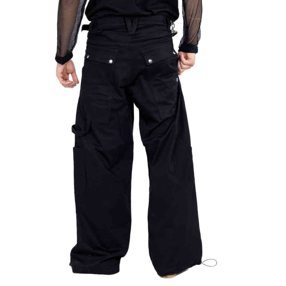 Poizen Industries - Marcelo Pantalon large - Noir